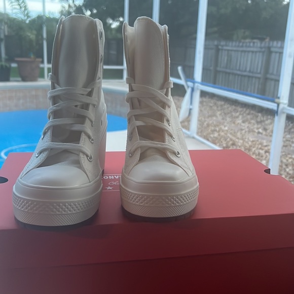 COPY - 🔥Women’s Converse CHUCK “70” DE LUXE HEELED SNEAKERS-PLATFORM PRICE FIRM - Picture 4 of 7